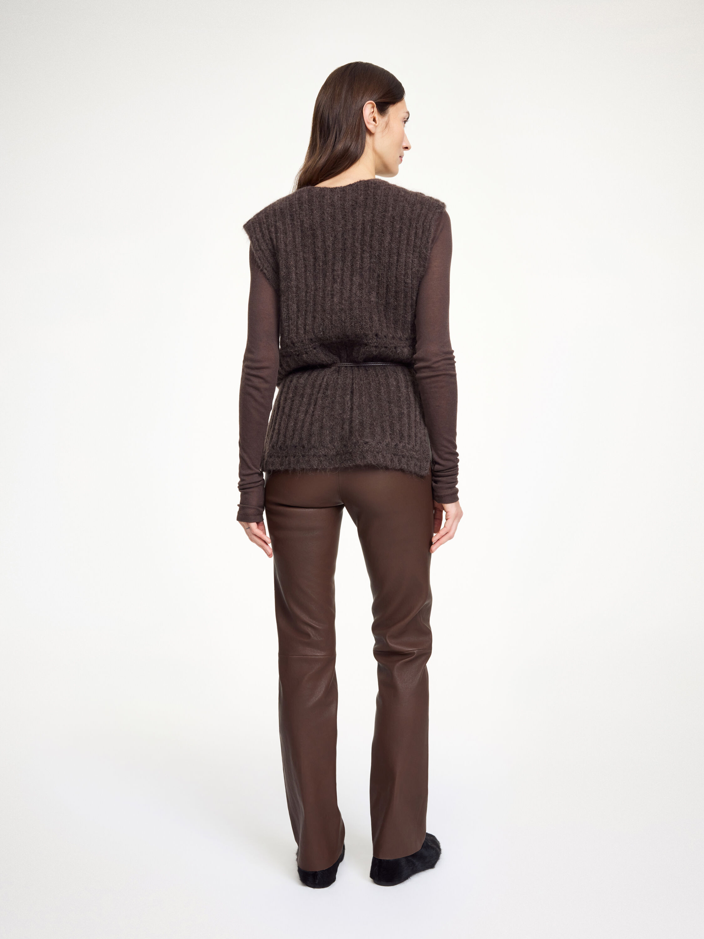 Florentina Long leather trousers - 3