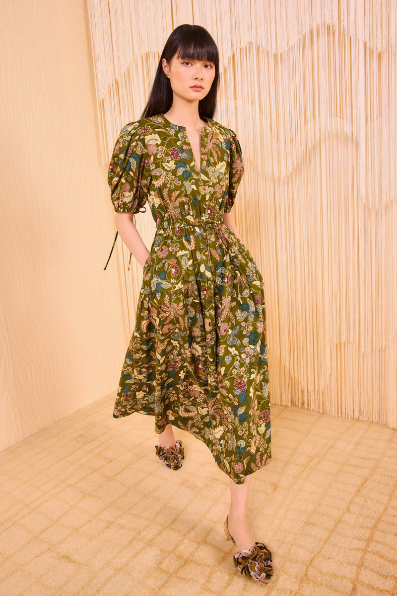 Adriana Short Sleeve Midi Dress 3
