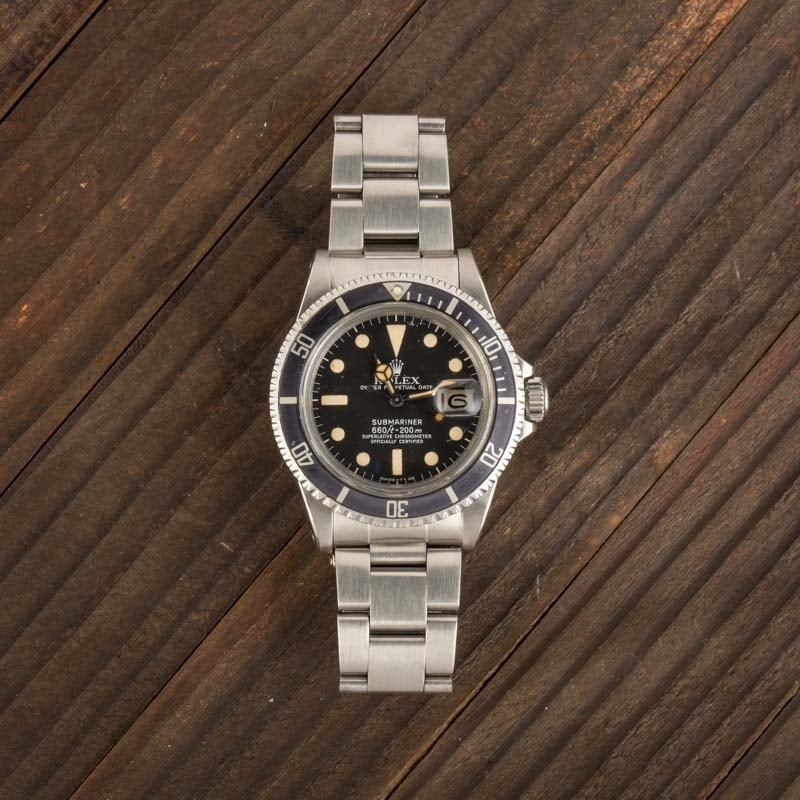 Vintage Rolex Submariner 1680 Stainless Steel Model - 10