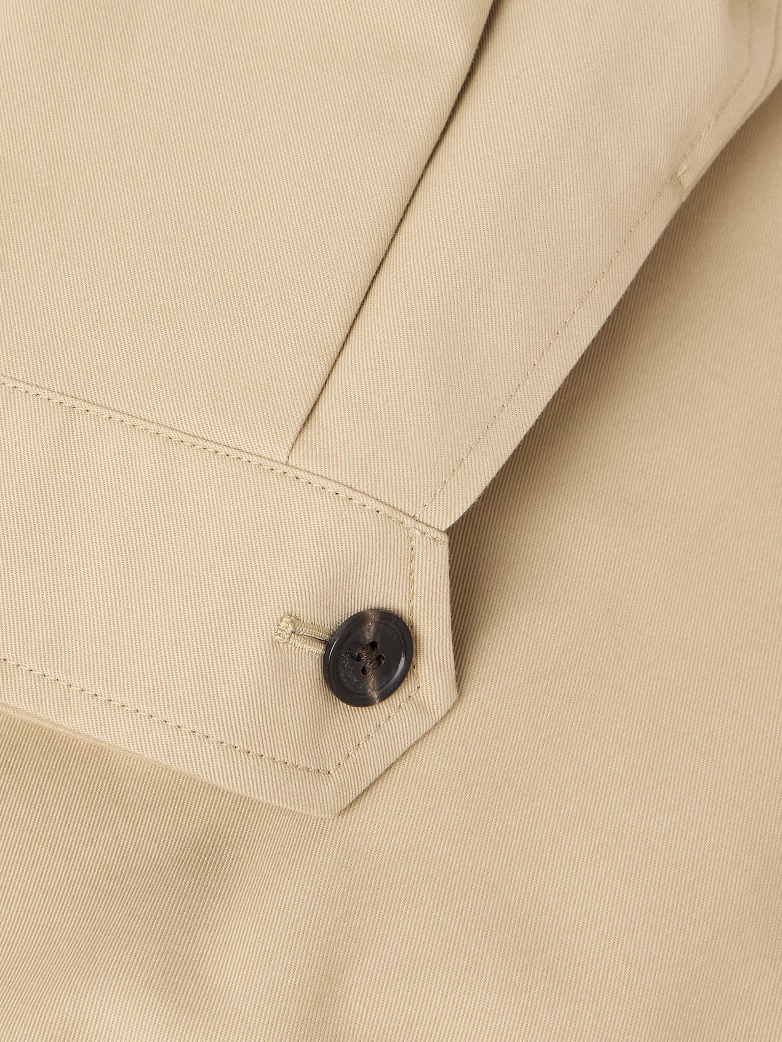 Cotton-Twill Overshirt Beige - 6