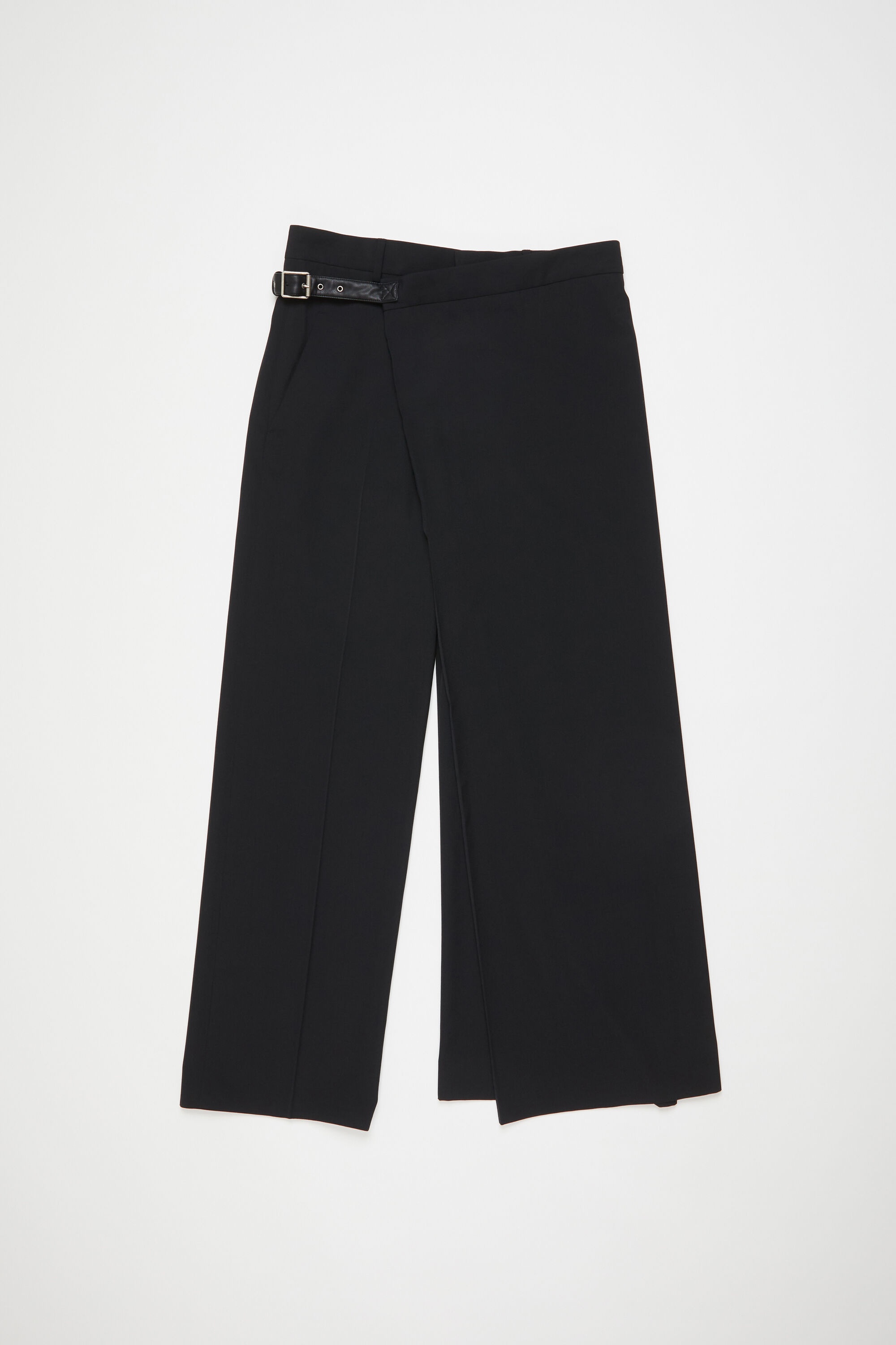 Wrap over trousers - Black - 7