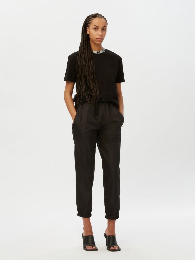 MONOGRAM RIB COLLAR T-SHIRT - 2