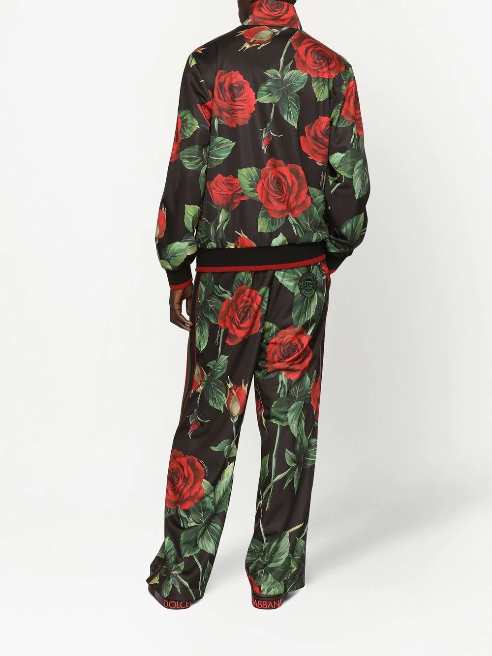 floral-print track trousers - 4