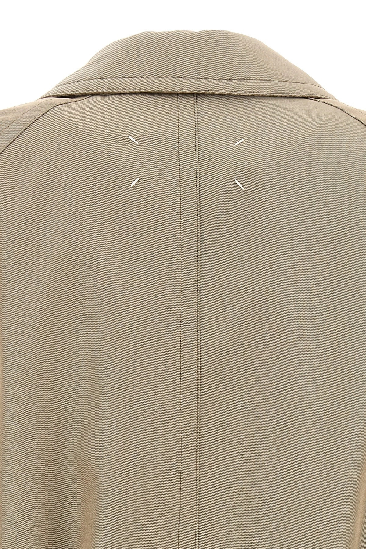Long single-breasted trench coat - 6