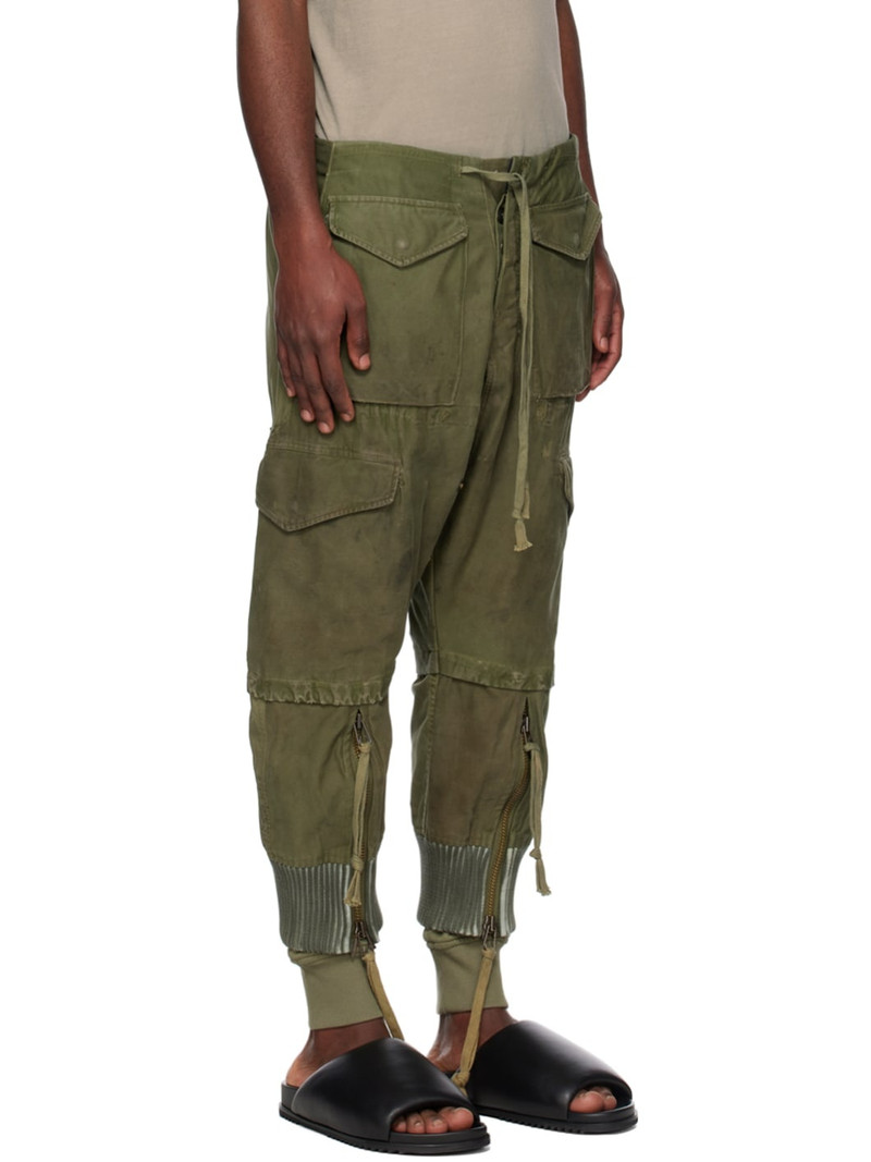 drawstring-waist tapered trousers 2