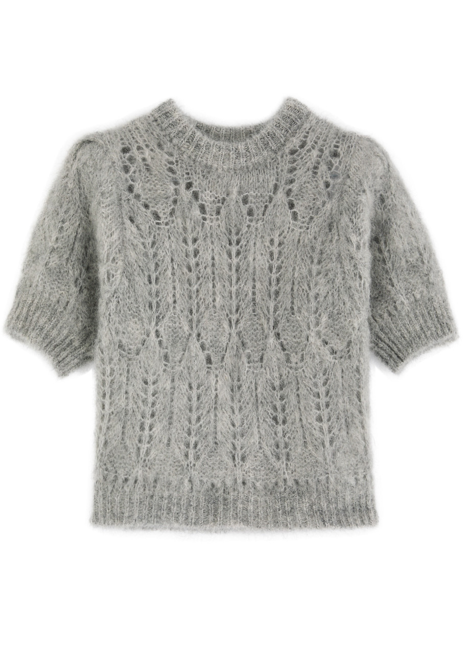 Citizens OF Humanity Odette Pointelle-knit Mohair-blend Jumper - 1