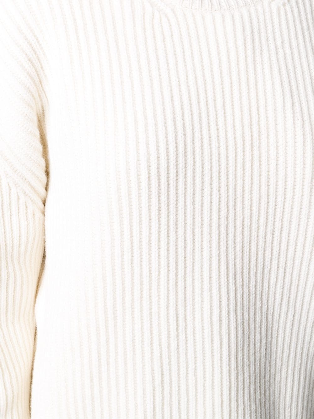 ribbed crew-neck jumper - 5