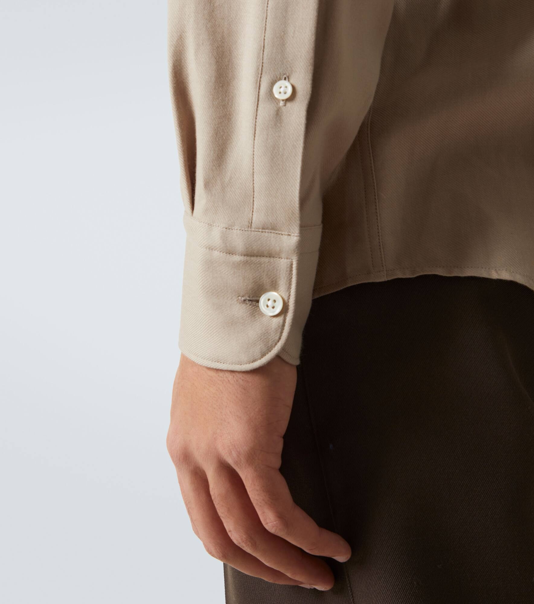 Cotton and cashmere shirt - 6