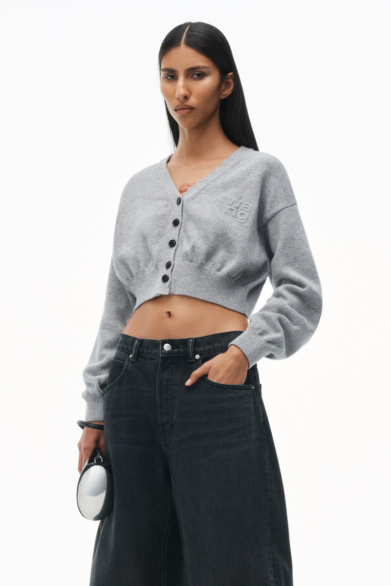 Long Sleeve Cardigan With V Neck 2