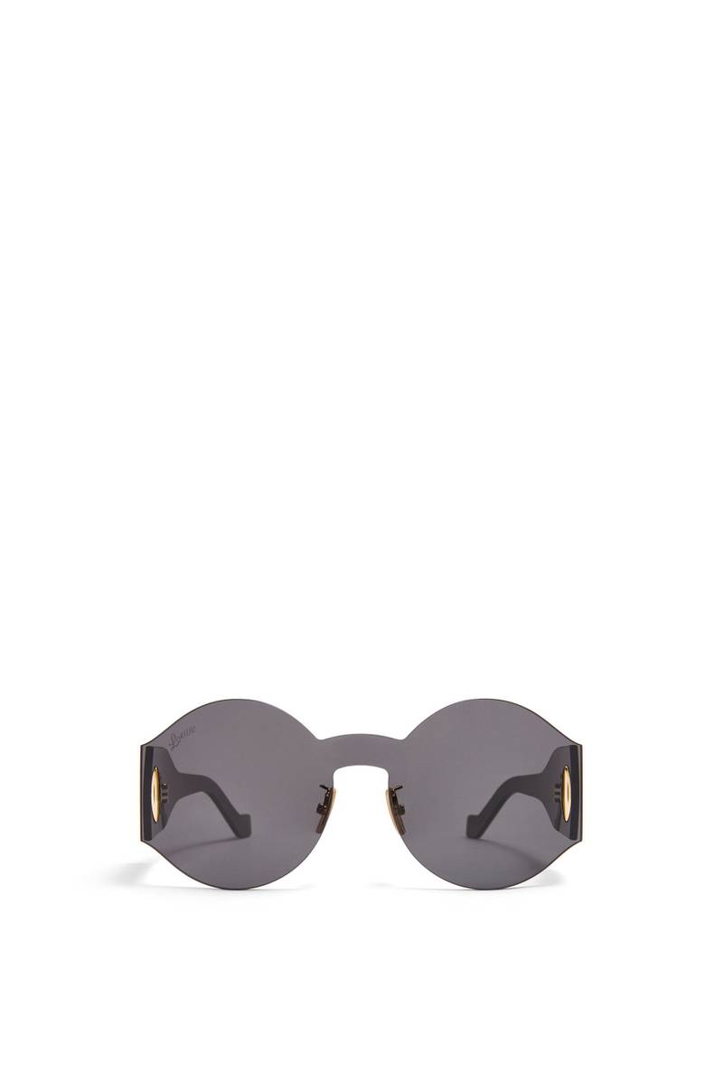 Round mask sunglasses in acetate - 1