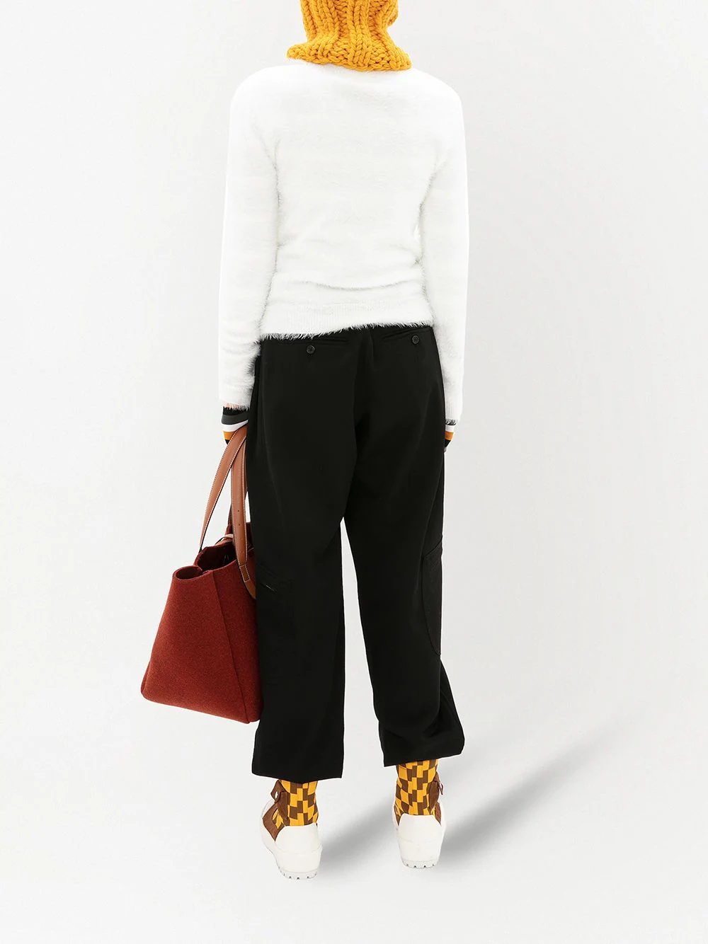 JW Anchor print textured jumper - 4