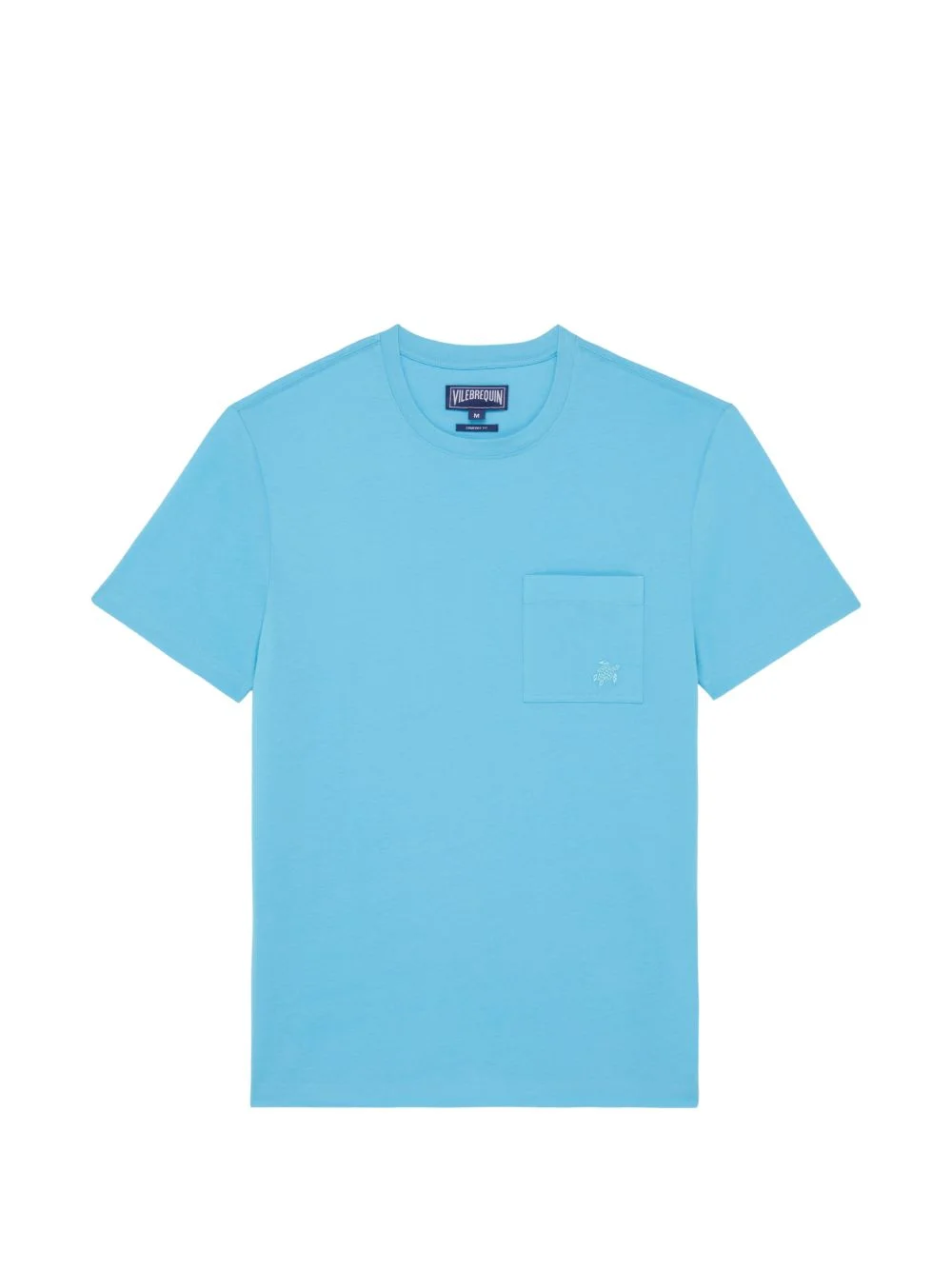 chest-pocket embroidered T-shirt - 1