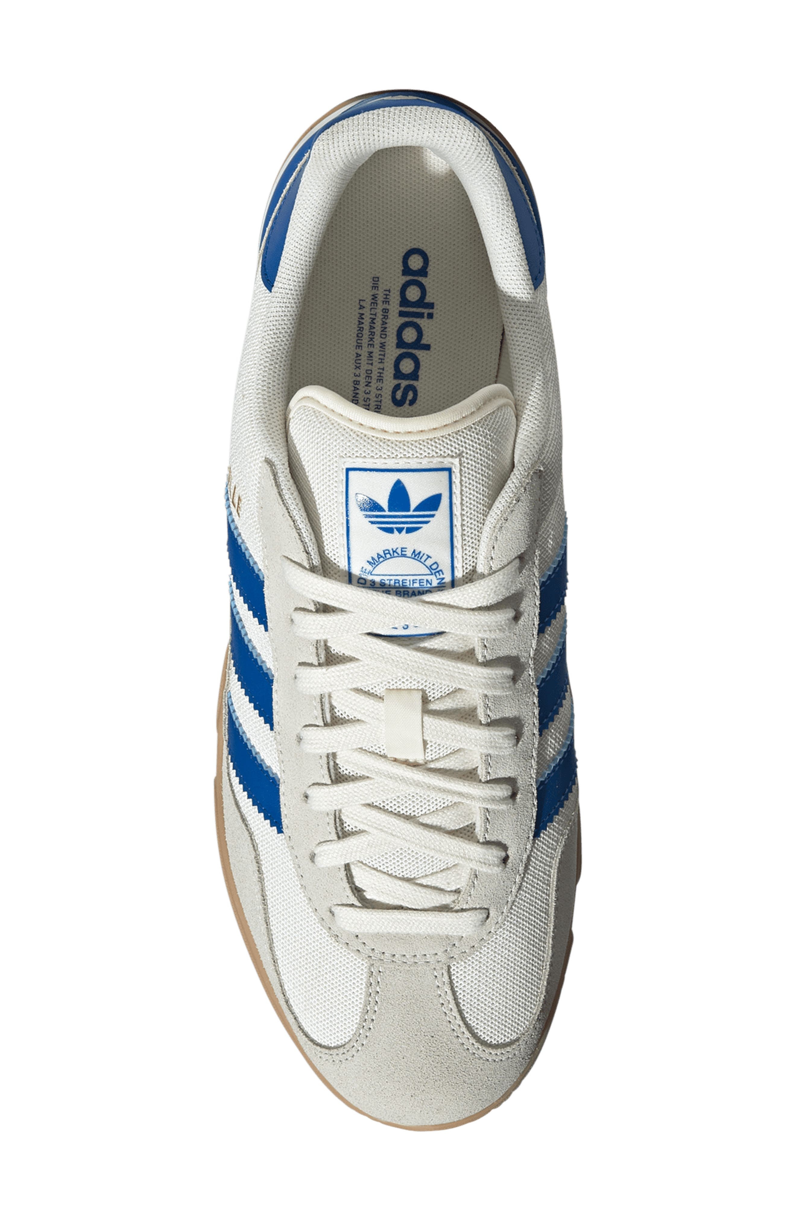 adidas Gender Inclusive Gazelle Sala Sneaker in Off White/Blue/White at Nordstrom - 4