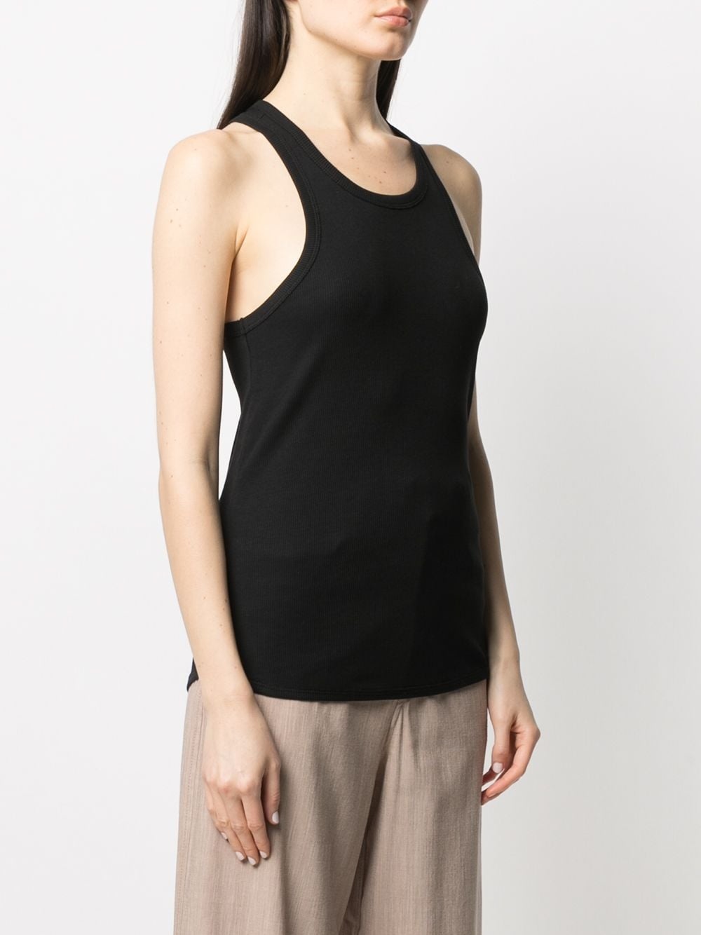 ribbed racerback vest - 3