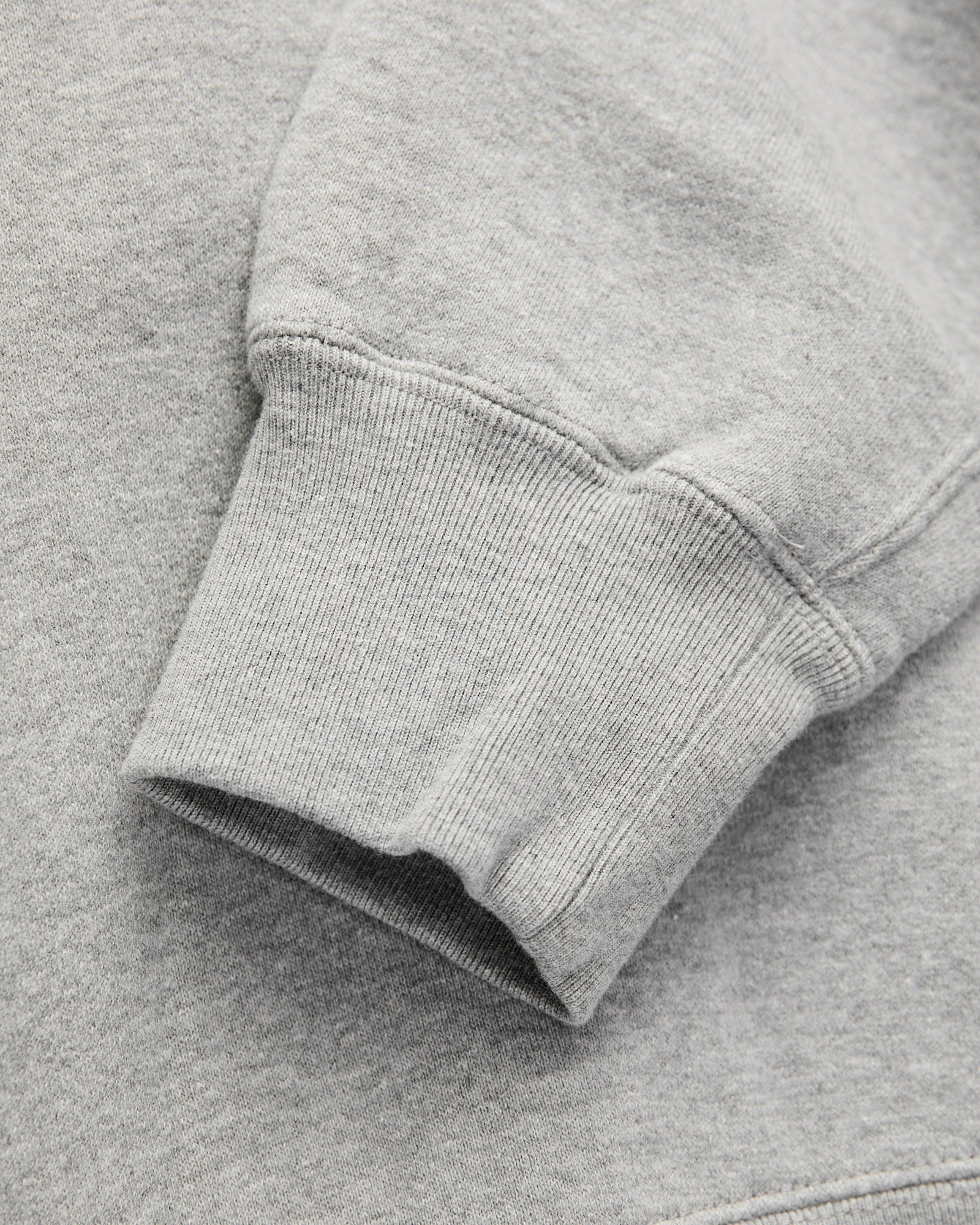 Azuma-Knit Fleece Crewneck Sweater in Heather Grey - 4
