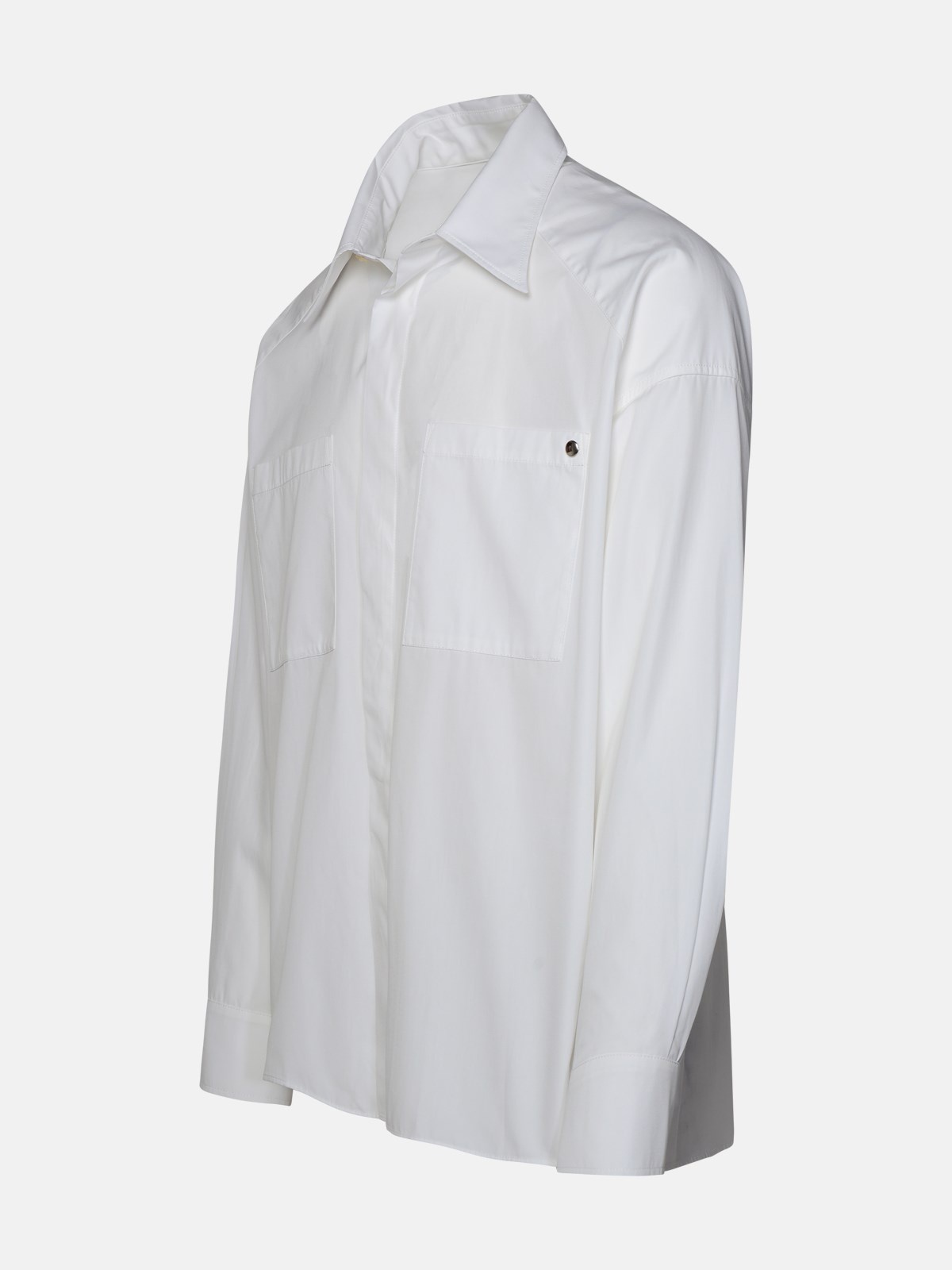 WHITE COTTON SHIRT - 2