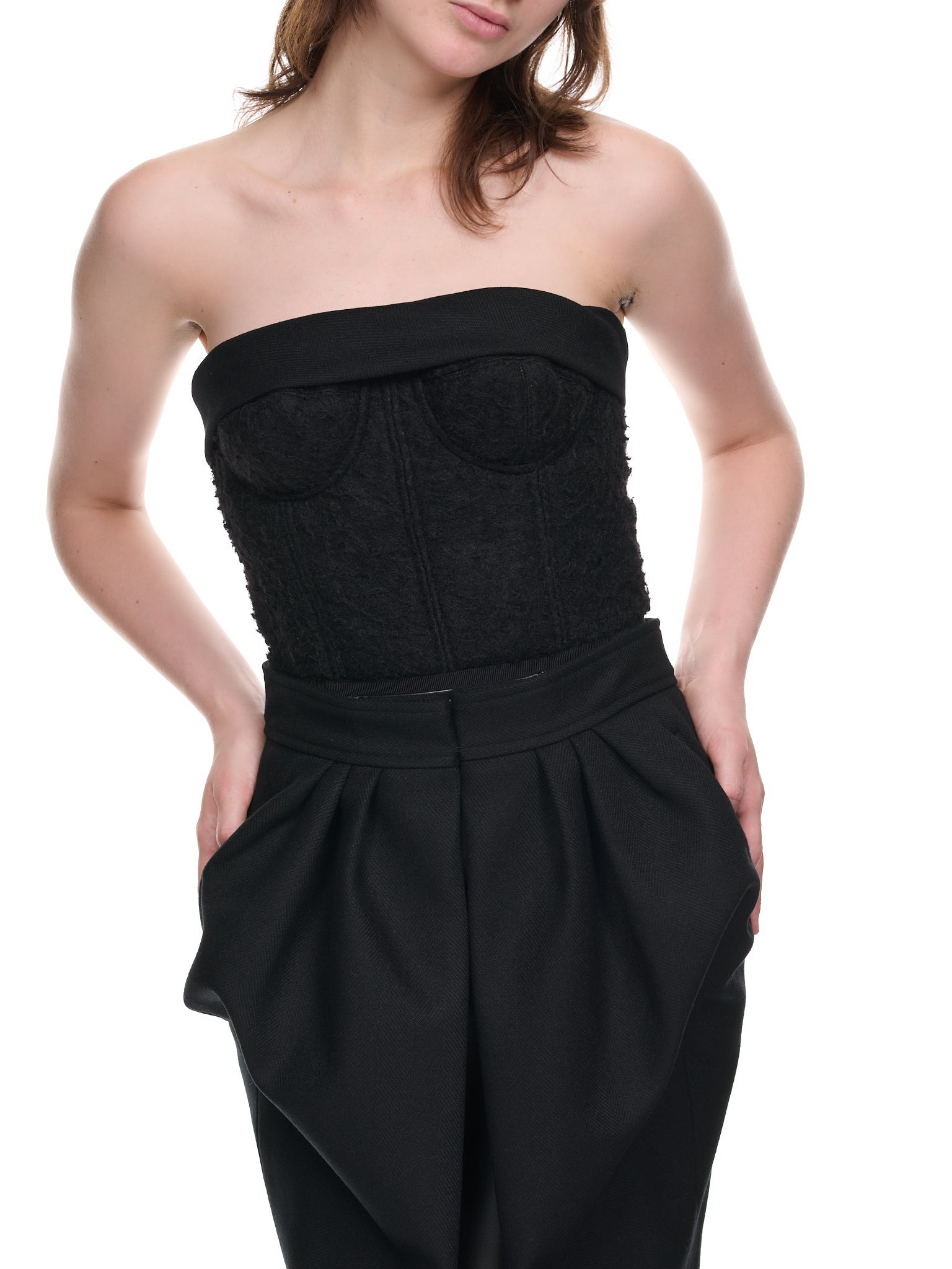 Herringbone Woven Dress - 4