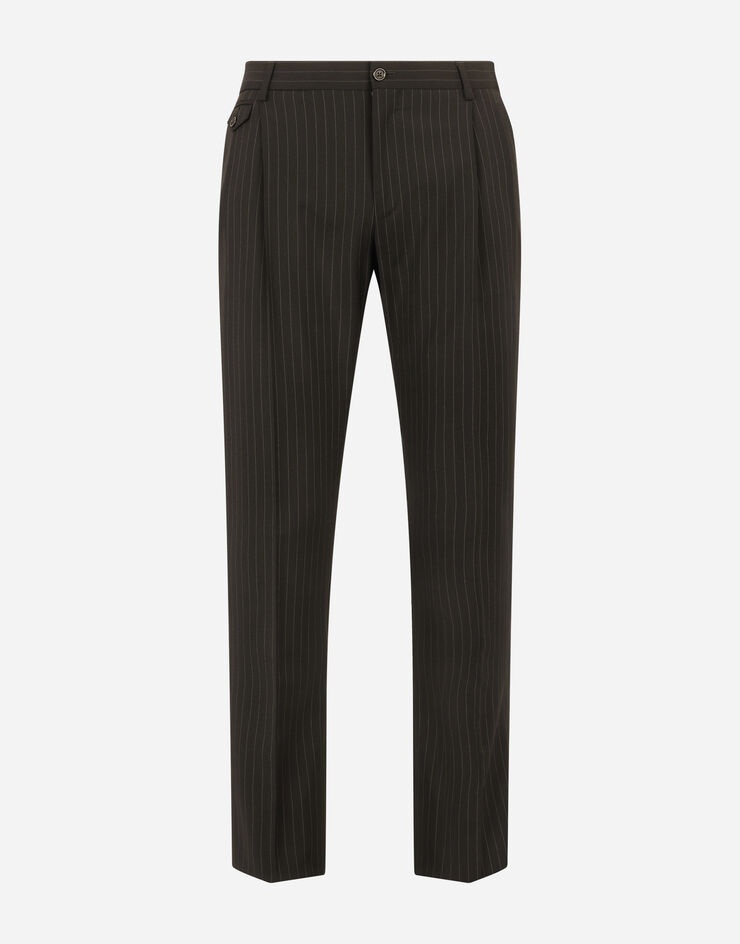 Stretch pinstripe pants - 3