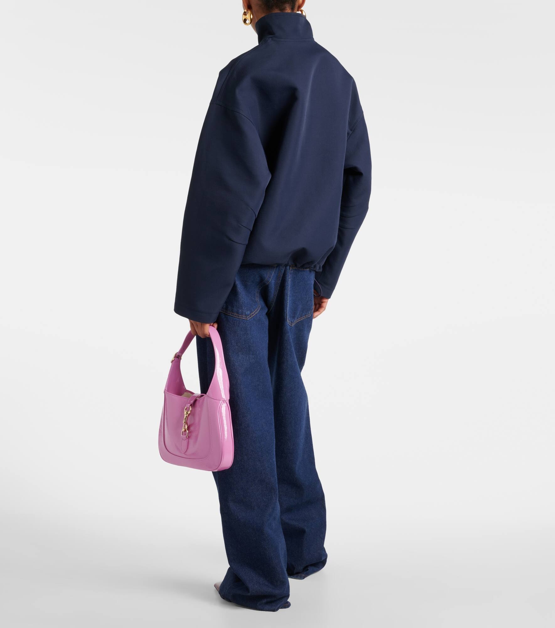 ブルゾン GABARDINE BOMBER GUCCI Logo gabardine bomber jacket | mytheresa | REVERSIBLE