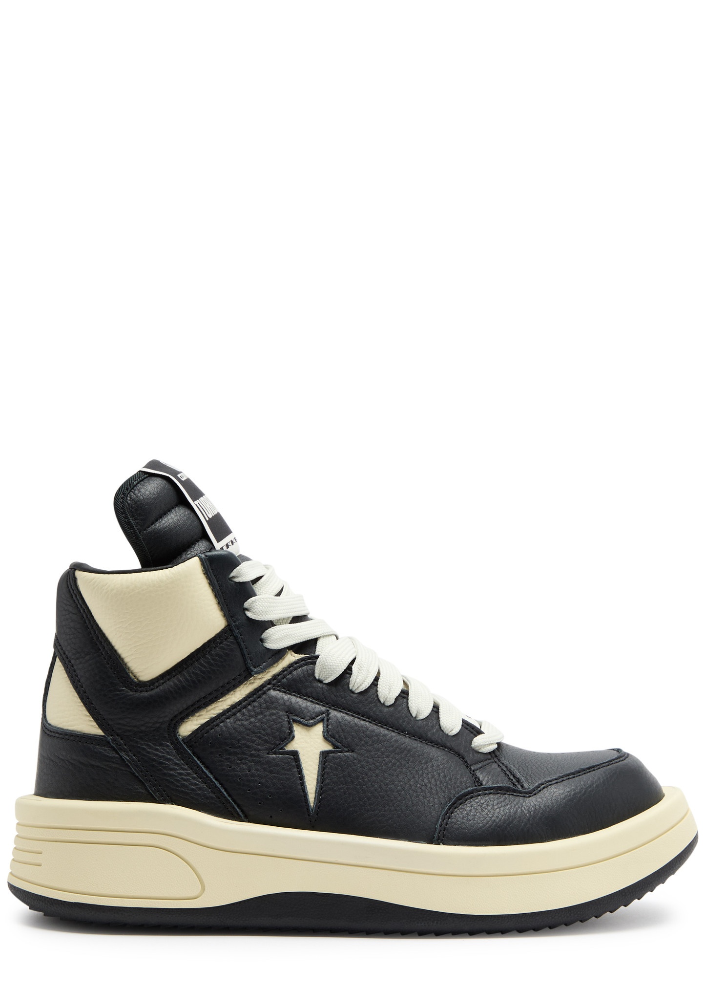 X Converse Turbowpn panelled leather sneakers - 1