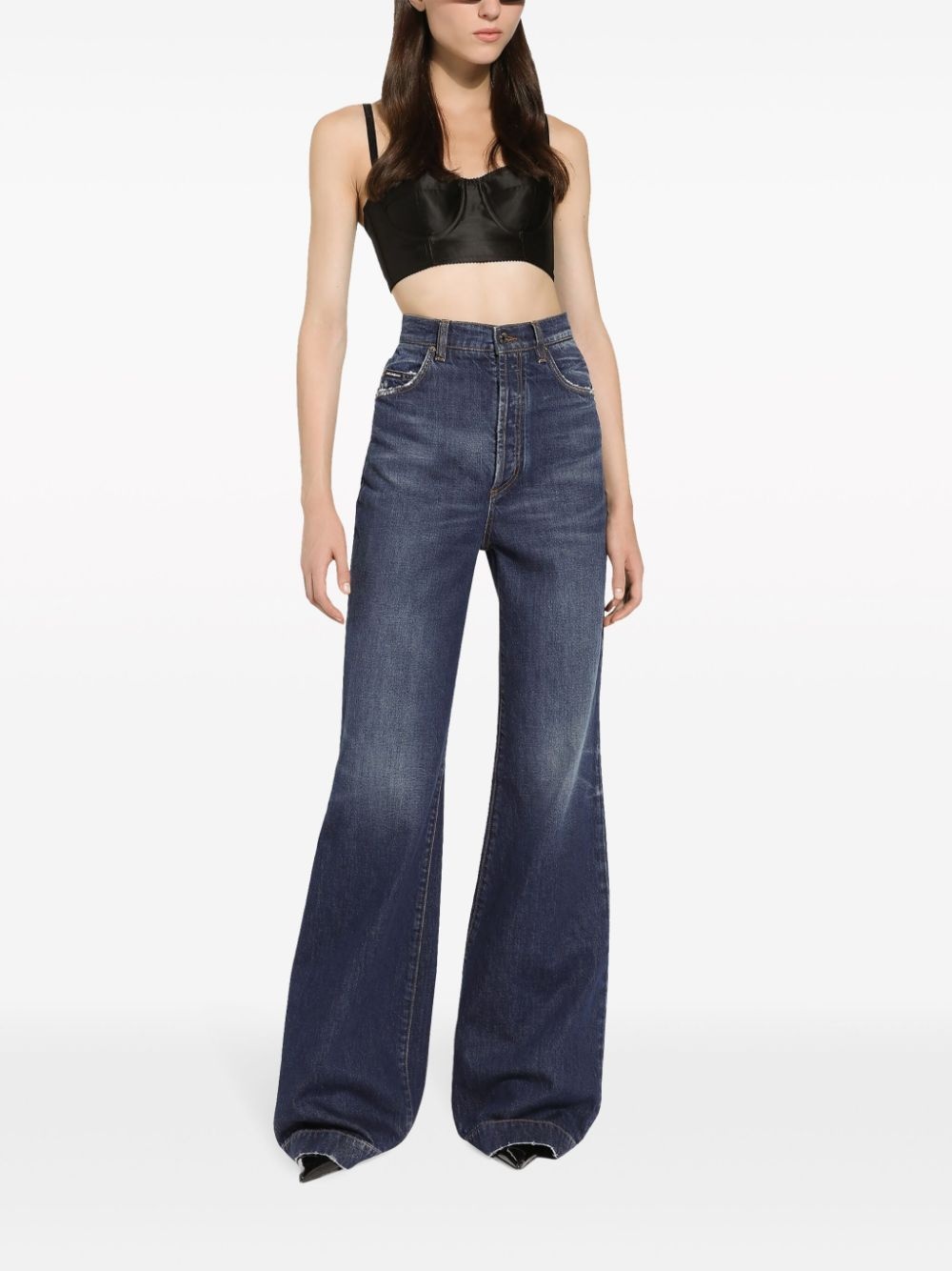 high-rise flared jeans - 3