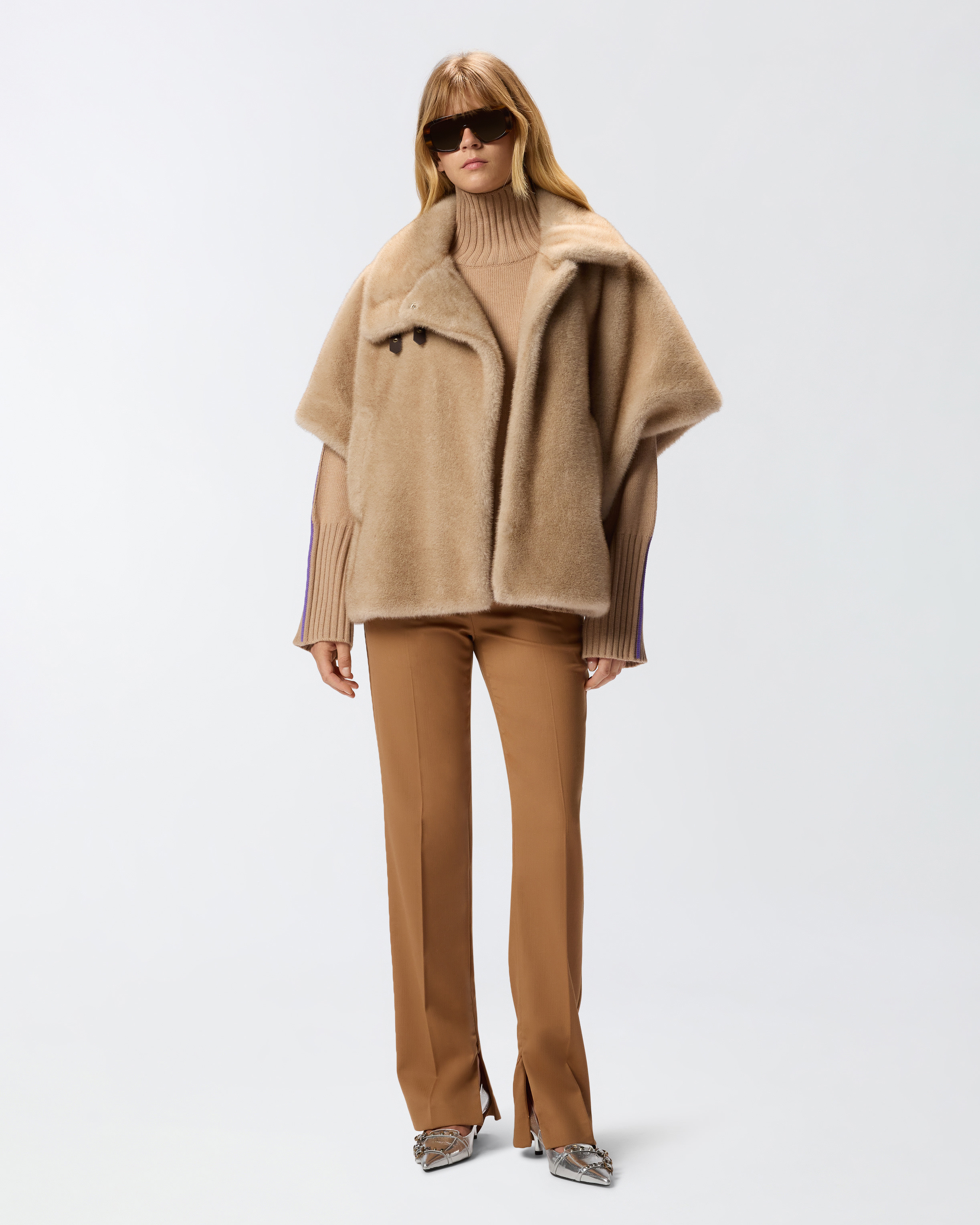 LOOSE HIGH-NECK SWEATER - 3