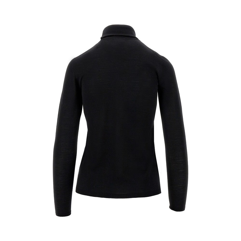 PURE NEW WOOL TURTLENECK SWEATER - 3