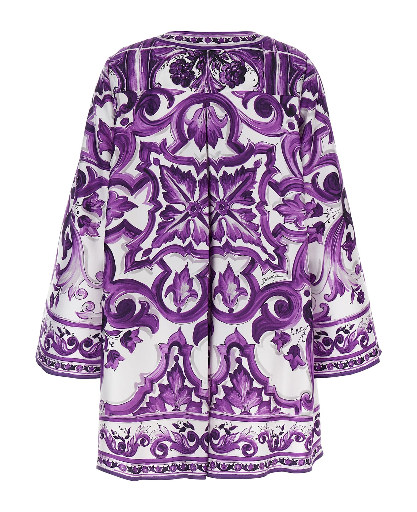 'maiolica' Print Mini Dress - 2