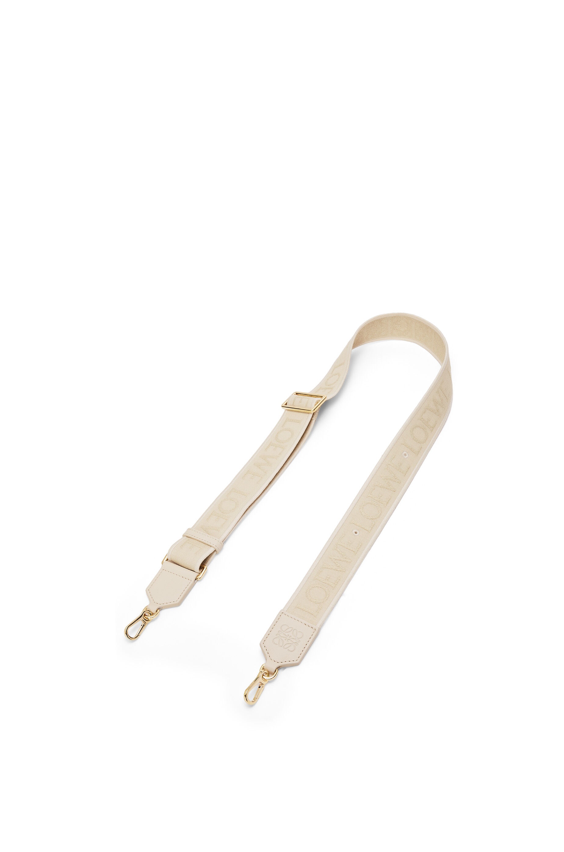 Anagram pin strap in jacquard and classic calfskin - 1