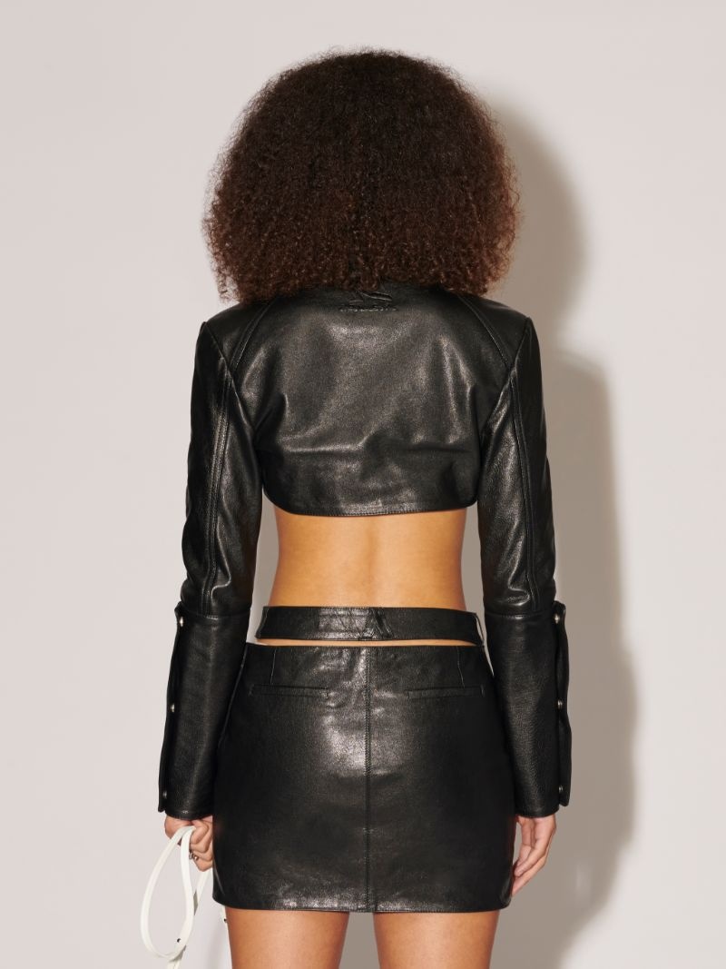 BOLERO LEATHER JACKET - 4