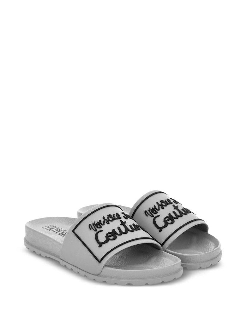 VERSACE JEANS COUTURE ridged-sole slides outlook