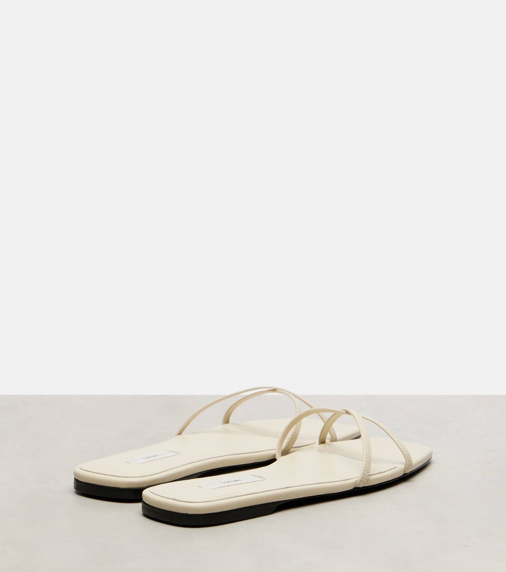 Leather slides - 2