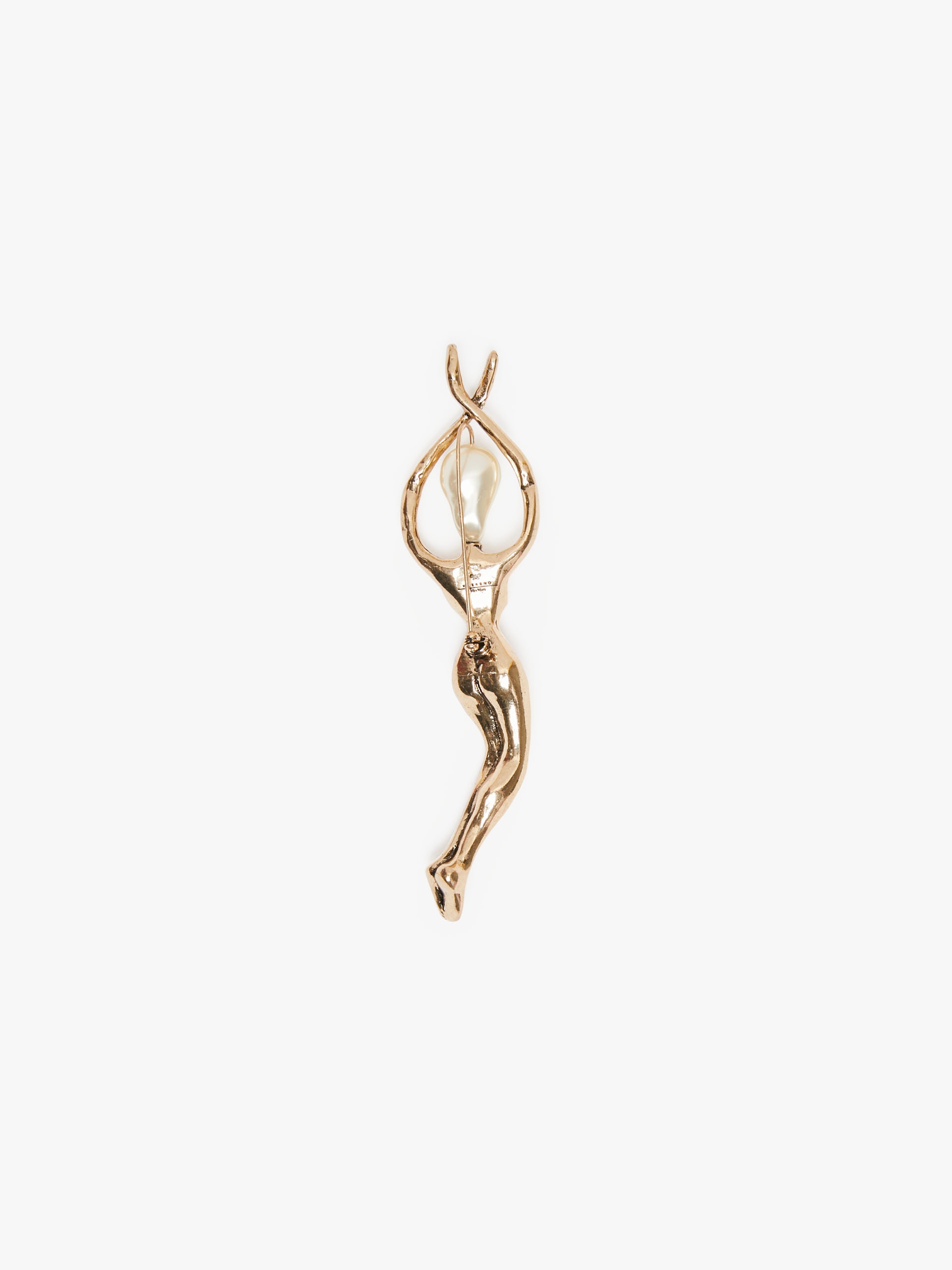LACUNA Metal and glass brooch - 1