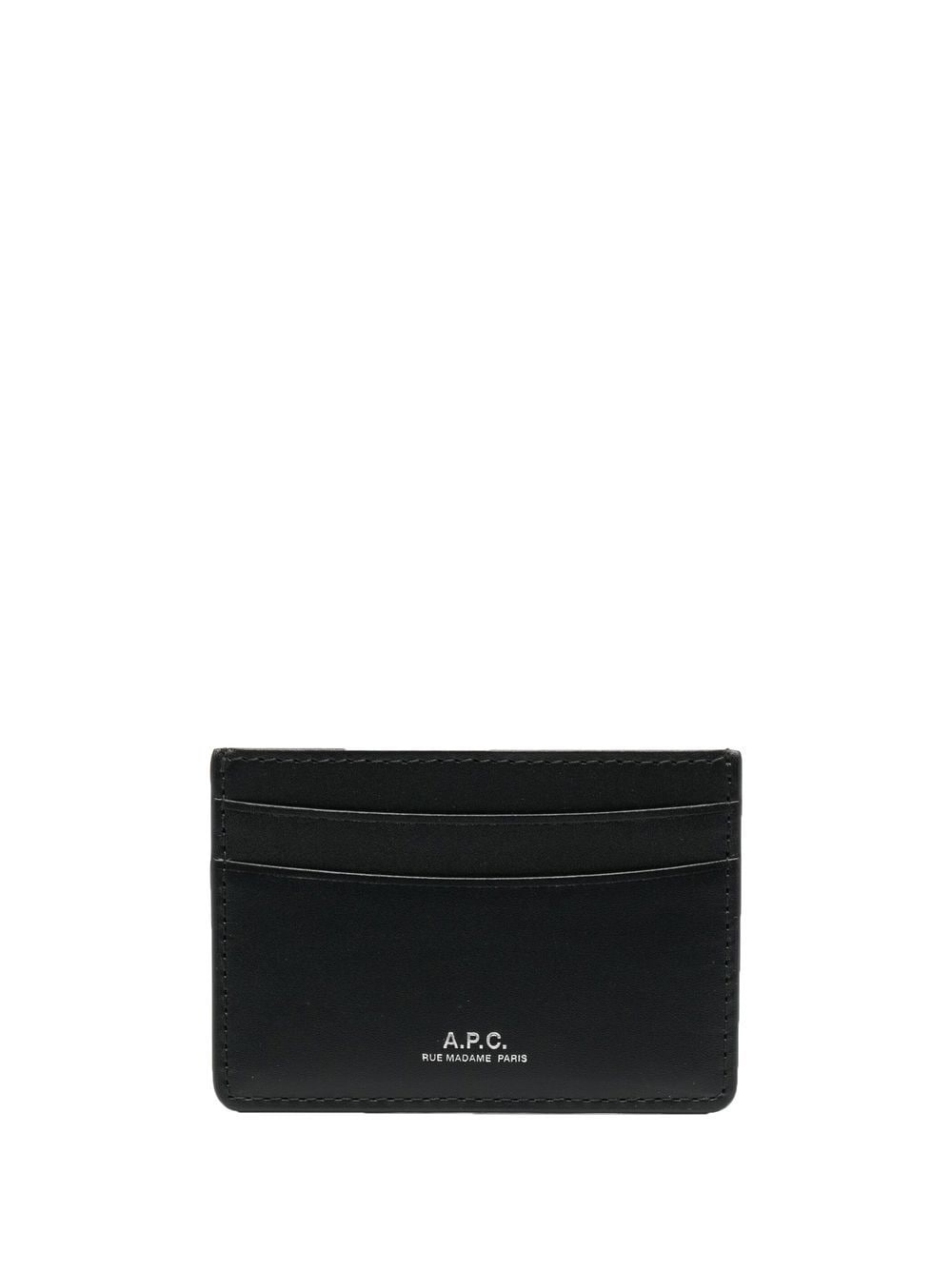 André embossed logo cardholder - 1