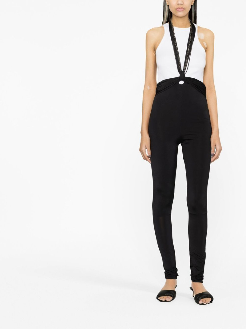 THE ATTICO Ruby halterneck-strap trousers outlook