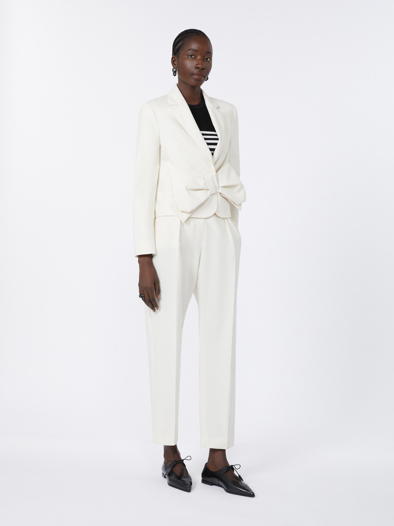 Max Mara ASTURIE Cotton twill cropped jacket outlook