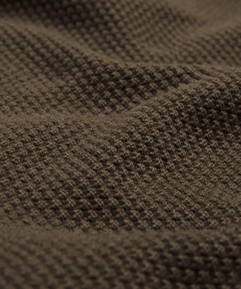 Textured Knit Crewneck Sweater 6