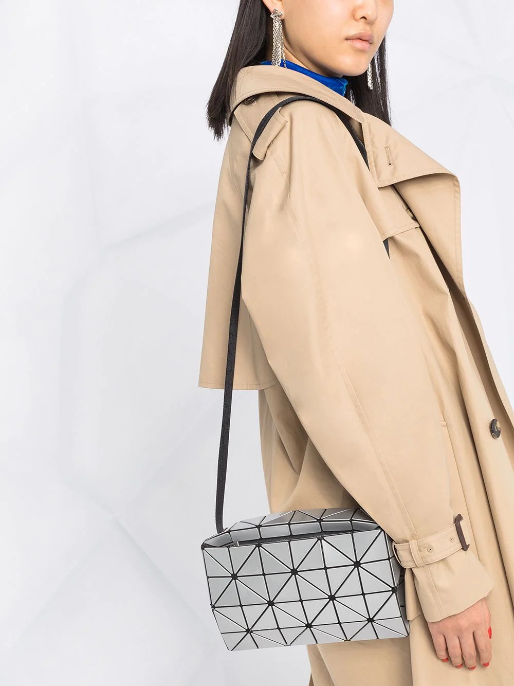 Carton metallic-effect cross-body bag - 3