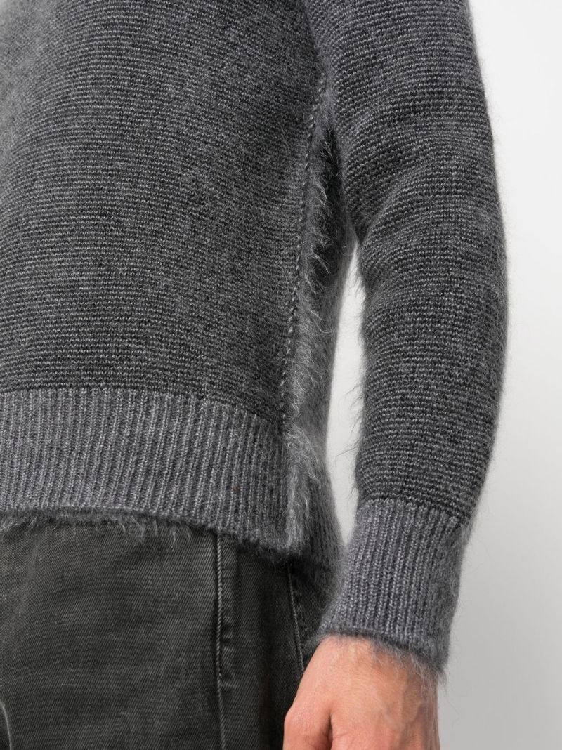 crew neck knitted jumper - 5