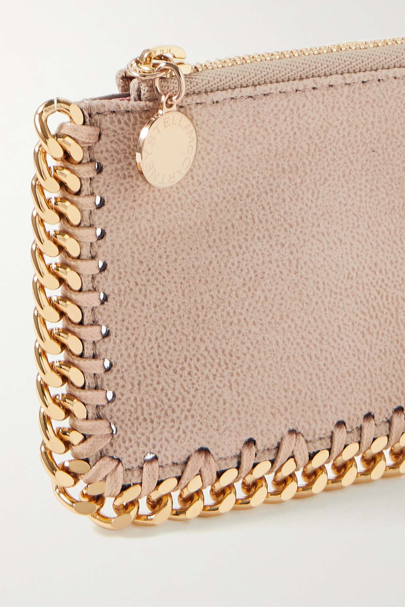 The Falabella vegetarian brushed-leather cardholder - 4