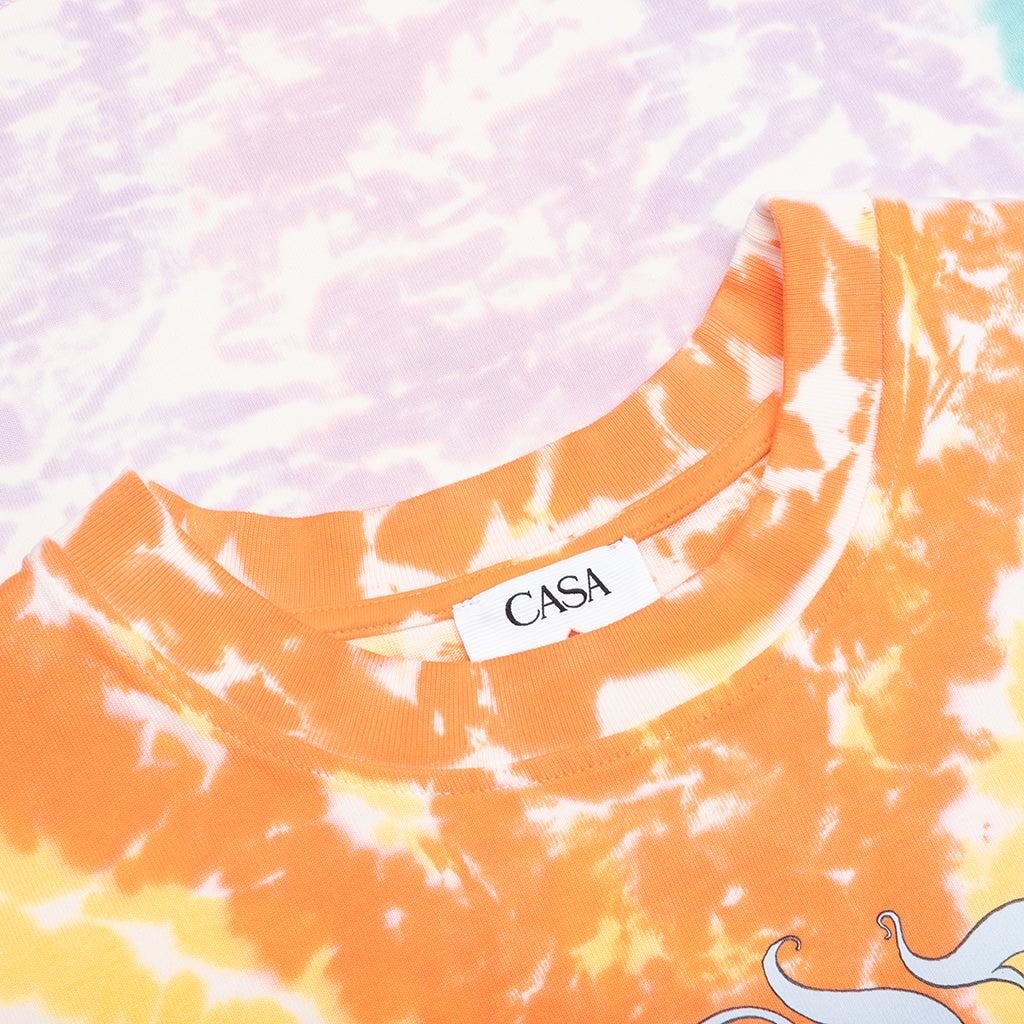 SURF TRIP PRINTED OVERSIZED T-SHIRT - TIE DYE - 3