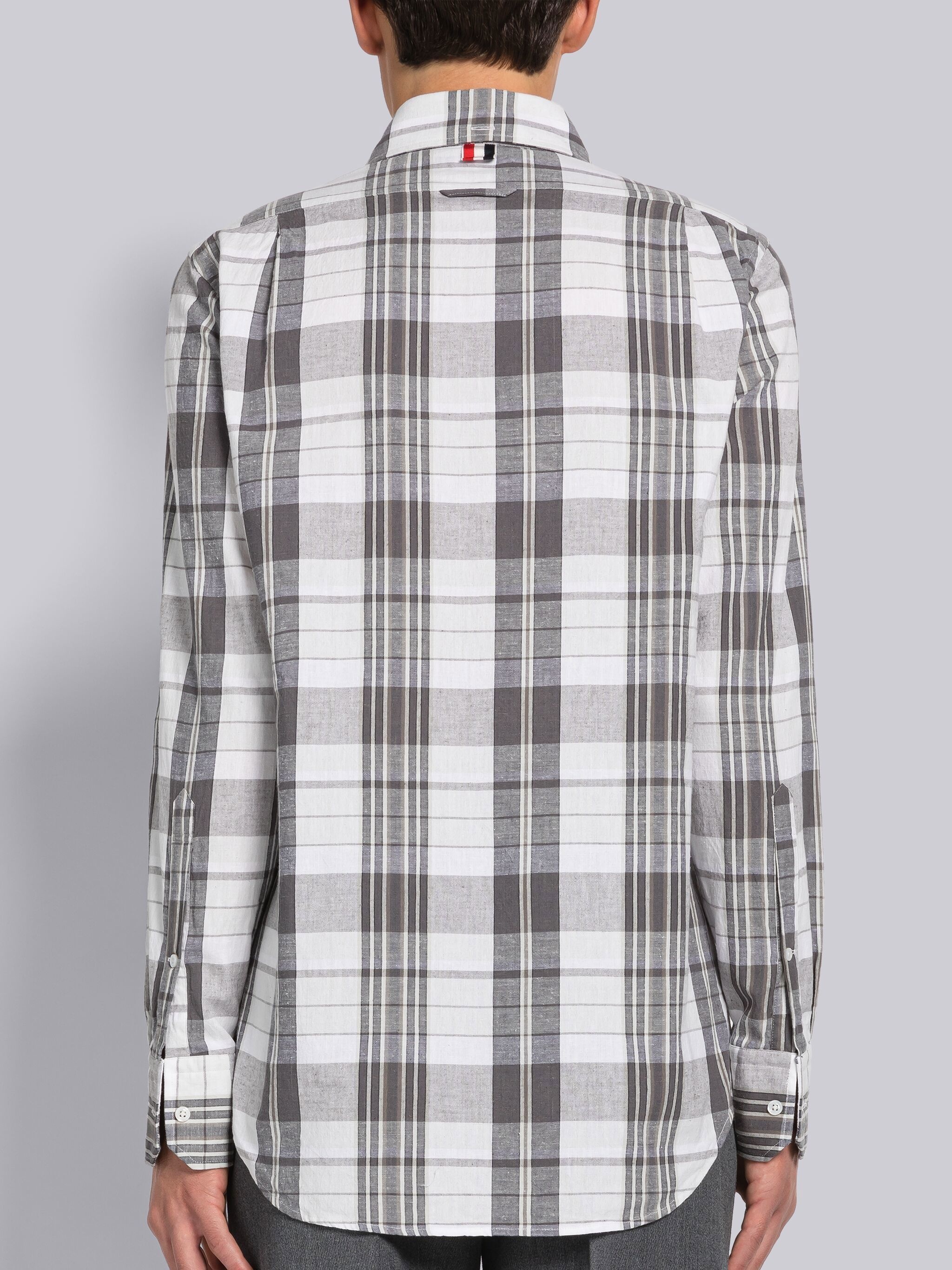 MADRAS COTTON STRAIGHT FIT SHIRT - 4