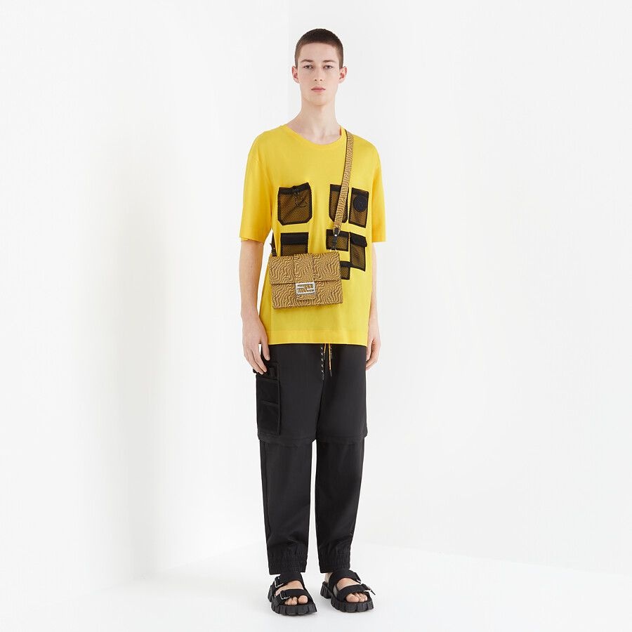 Yellow leather bag 6