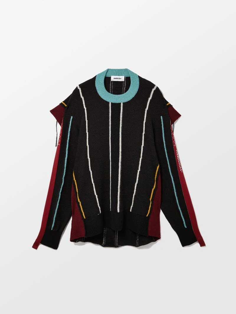 FOLDING KNIT SWEATER - 1