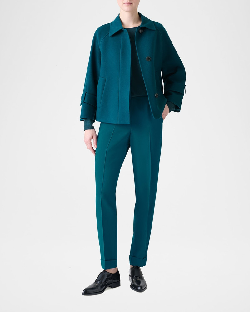 AKRIS Alisa Cashmere Double-Face A-Line Jacket outlook
