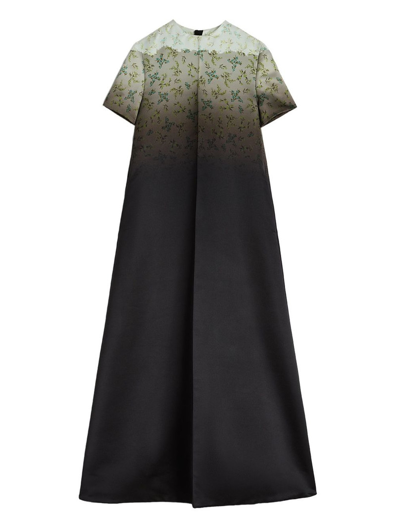 gradient floral-print maxi dress 1