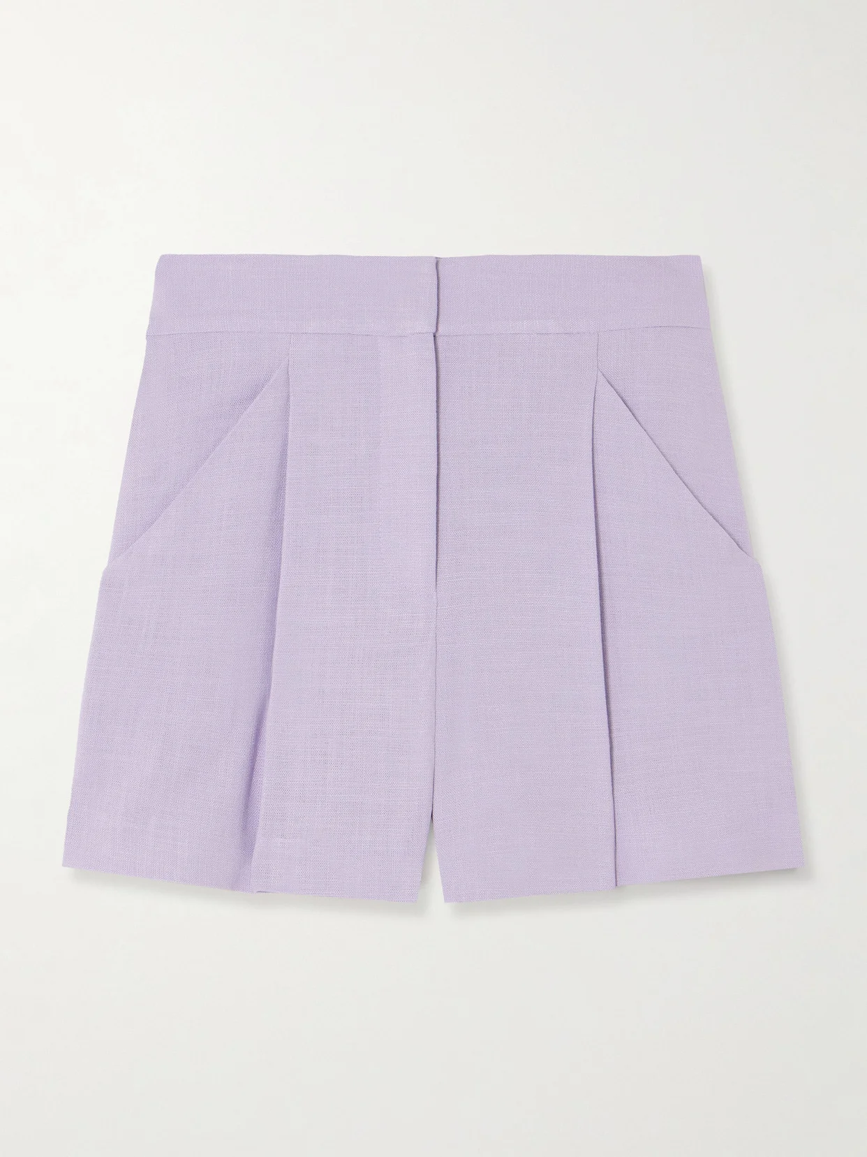Elbe Pleated Woven Shorts - 1