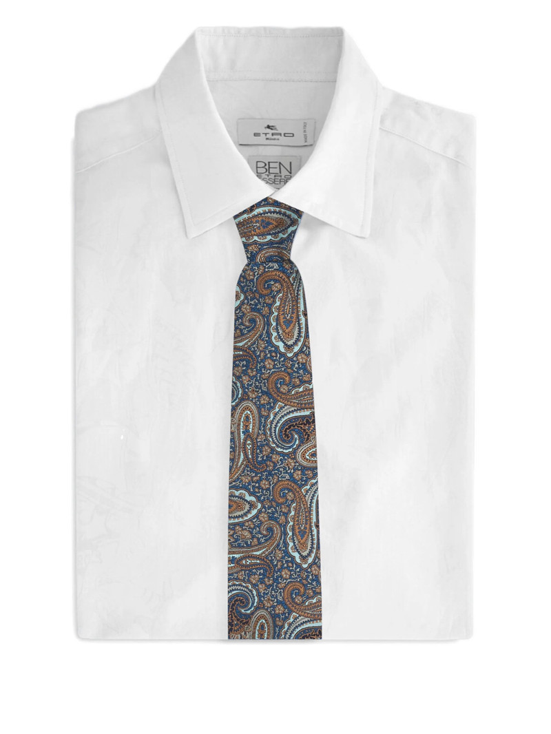 Etro Etro Jacquard Floral Paisley Tie outlook