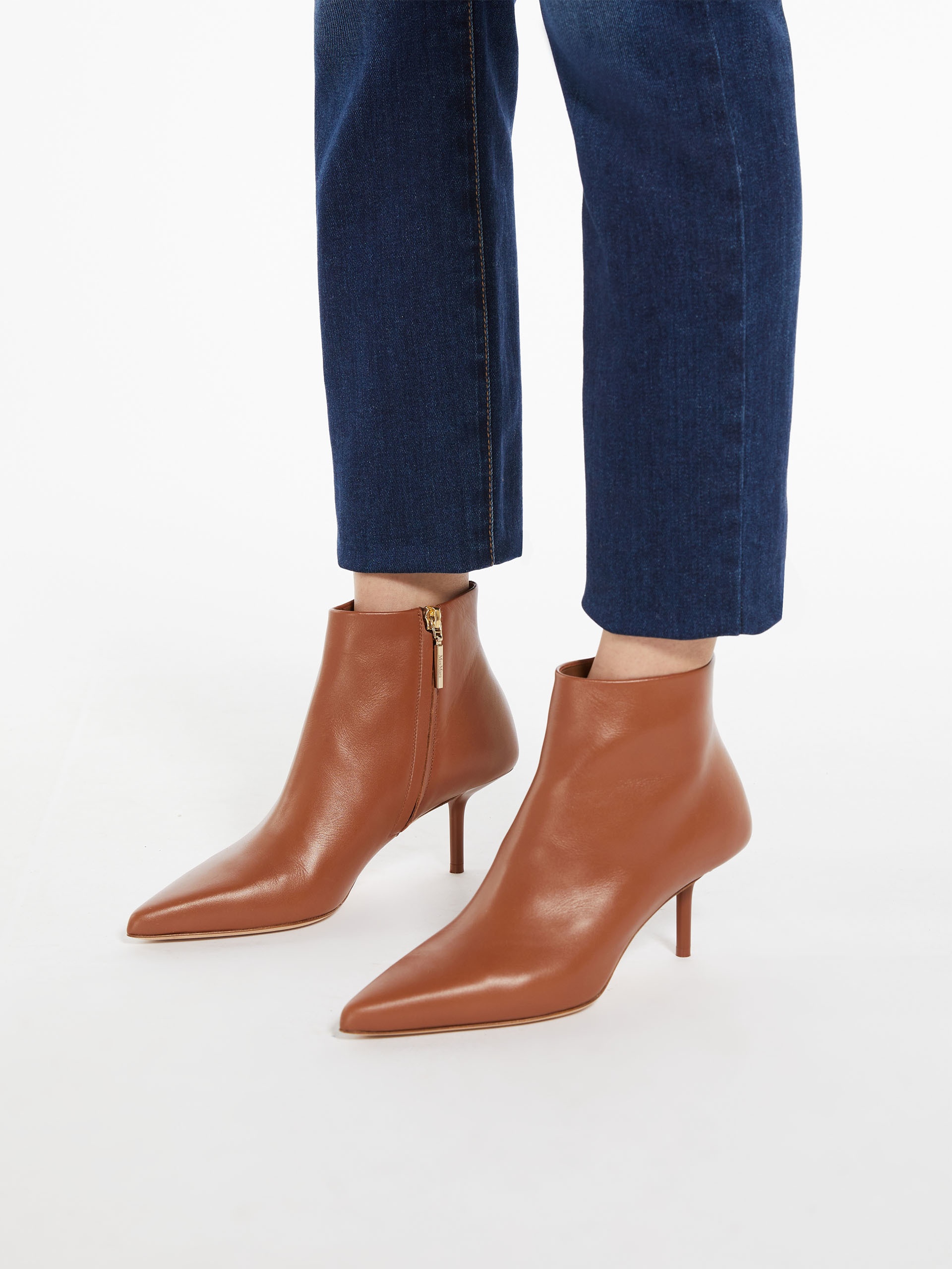 MMBOOTIE Leather ankle boots with zip - 7