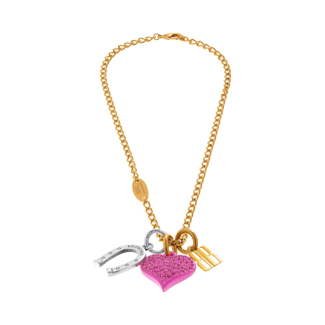 Carousel Horseshoe Collector Necklace  in Multicolored - 1